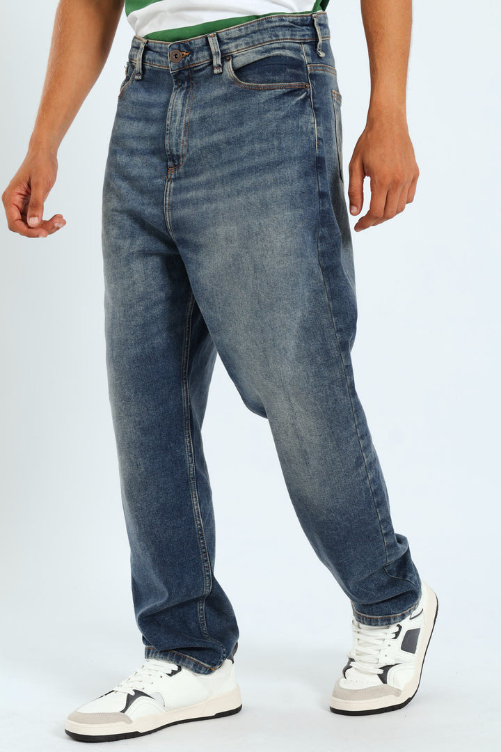 Loose Fit Denim - Blue
