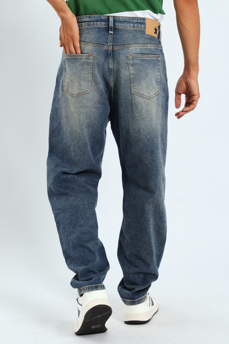 Loose Fit Denim - Blue