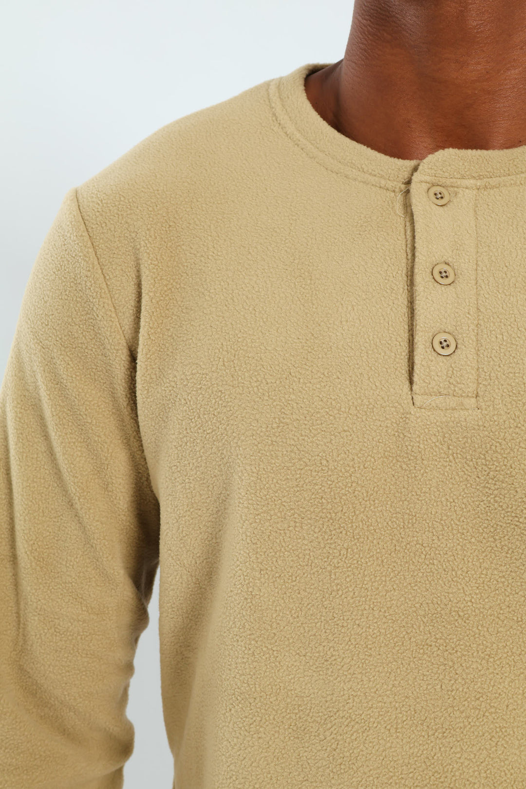 Polar Fleece Top & Check Pants Pyjama Set - Light Green