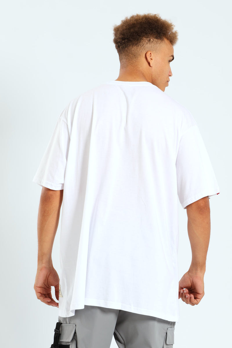 Never Out Tee - White