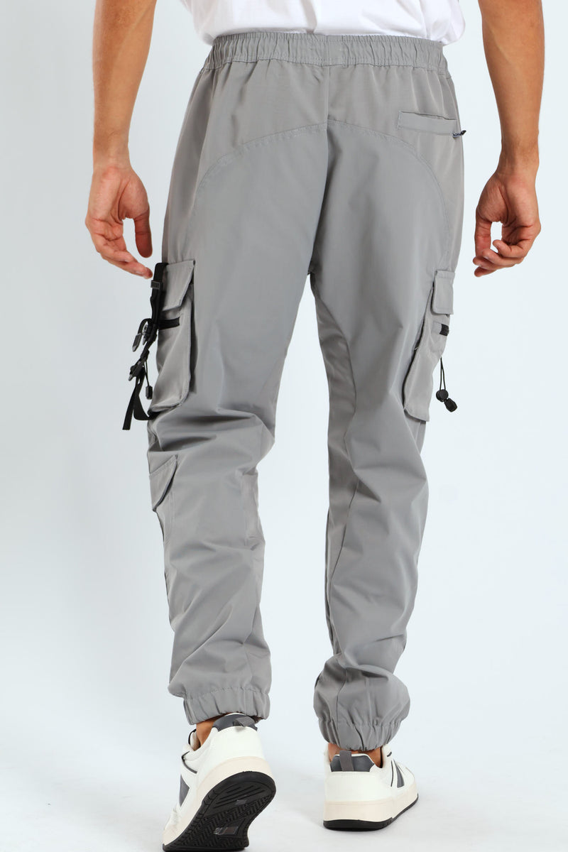 Strap Cargo Jogger - Grey