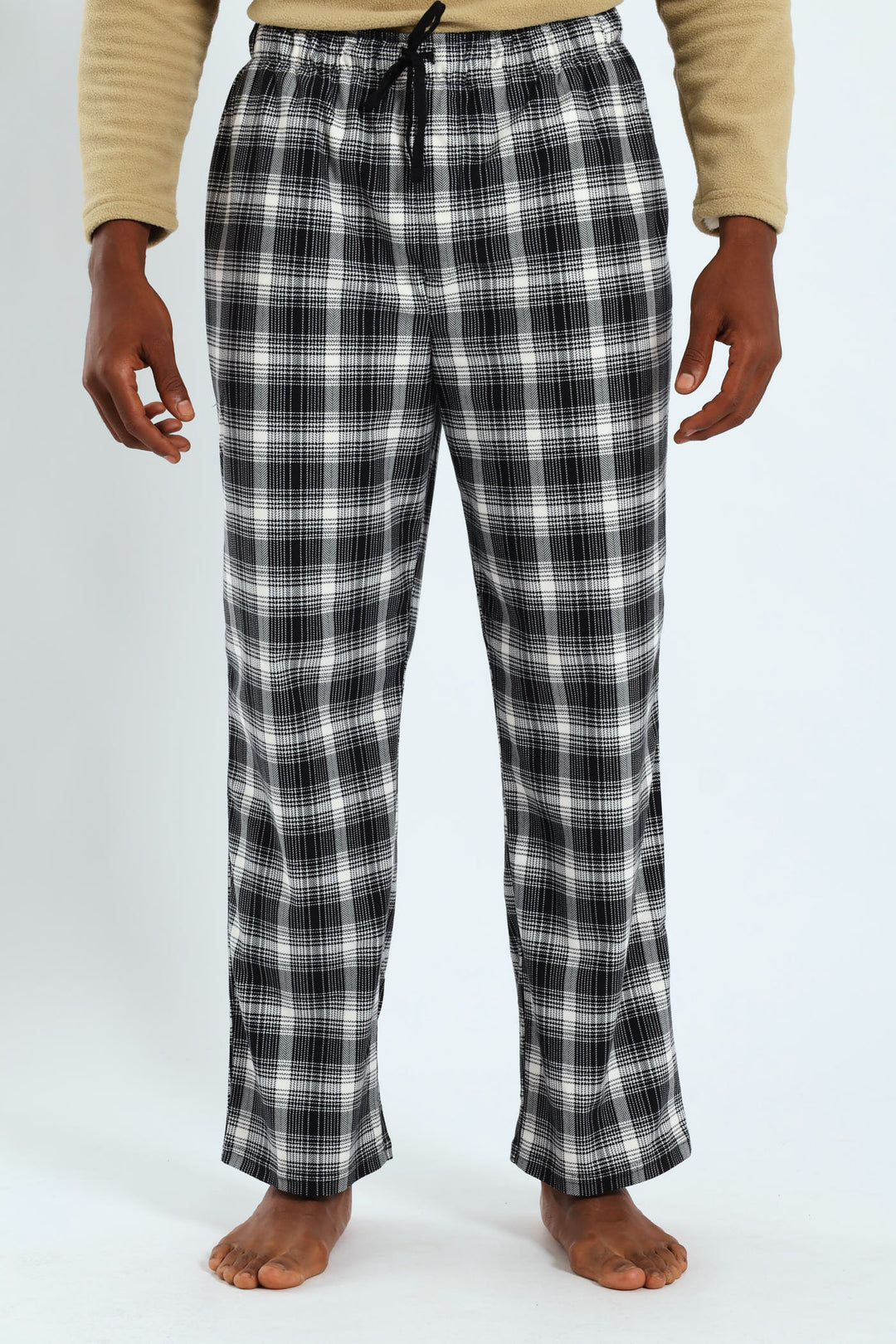 Check Butterfleece Pants - Black