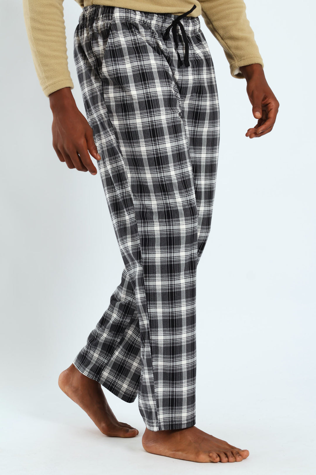 Check Butterfleece Pants - Black