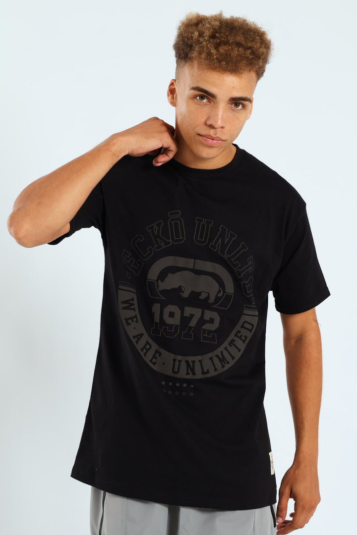Tonal Rhino Tee - Black