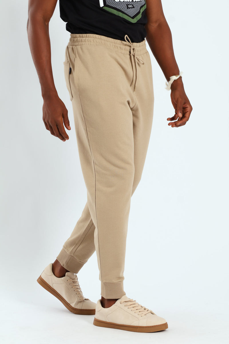 Fleece Jogger - Taupe