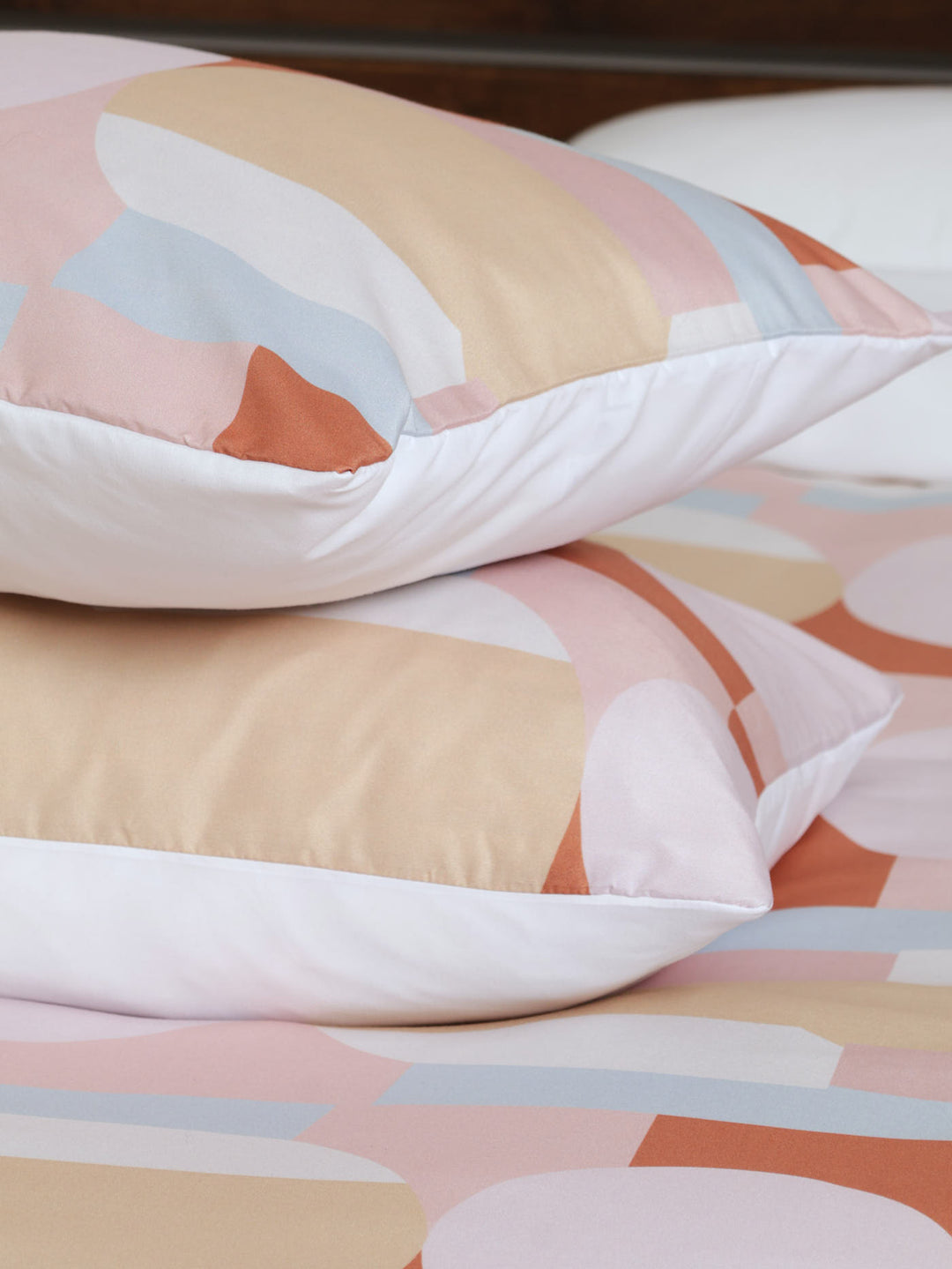 Abstract Block Printed Duvet Cover Set