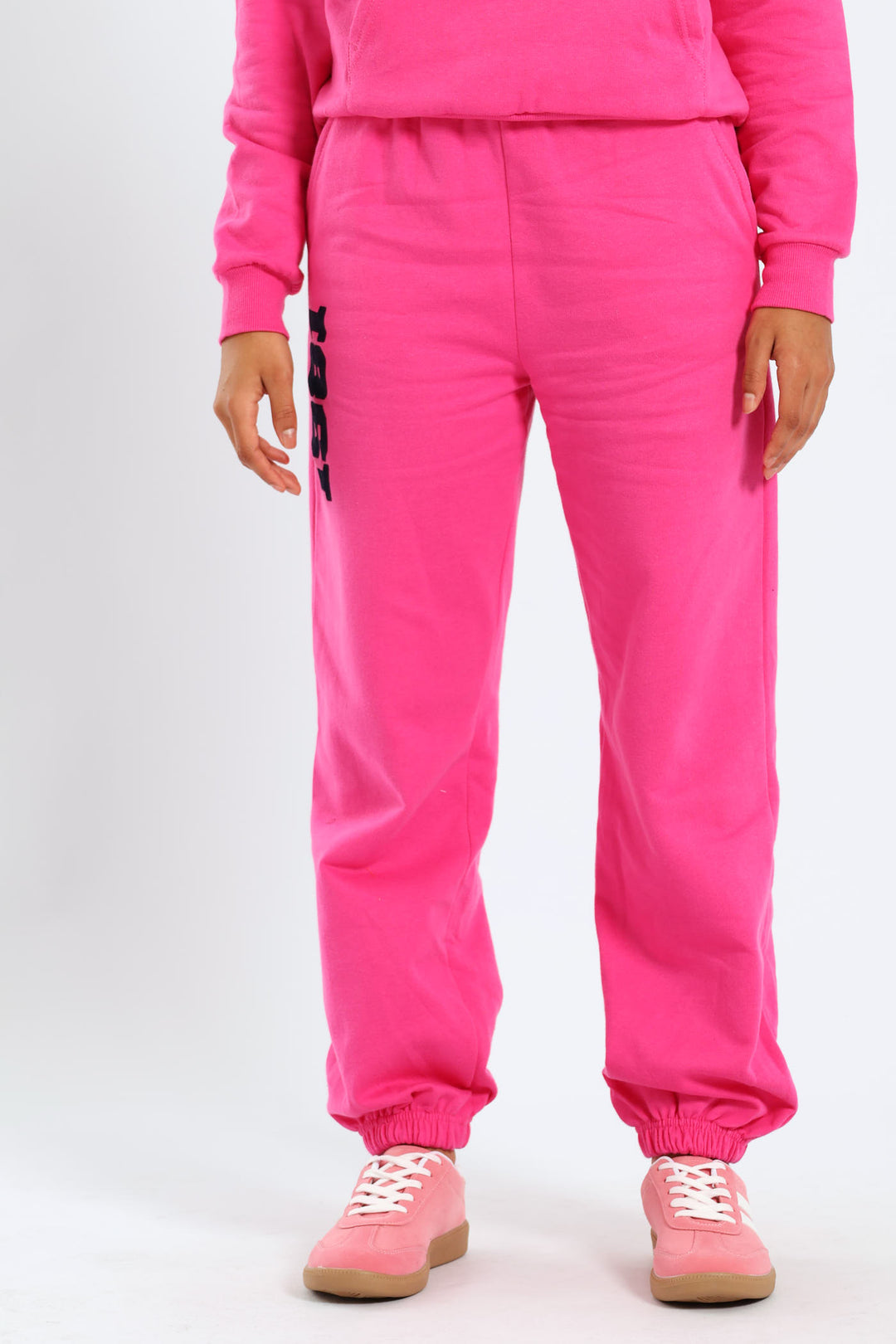 Girls Fleece Jogger - Cerise