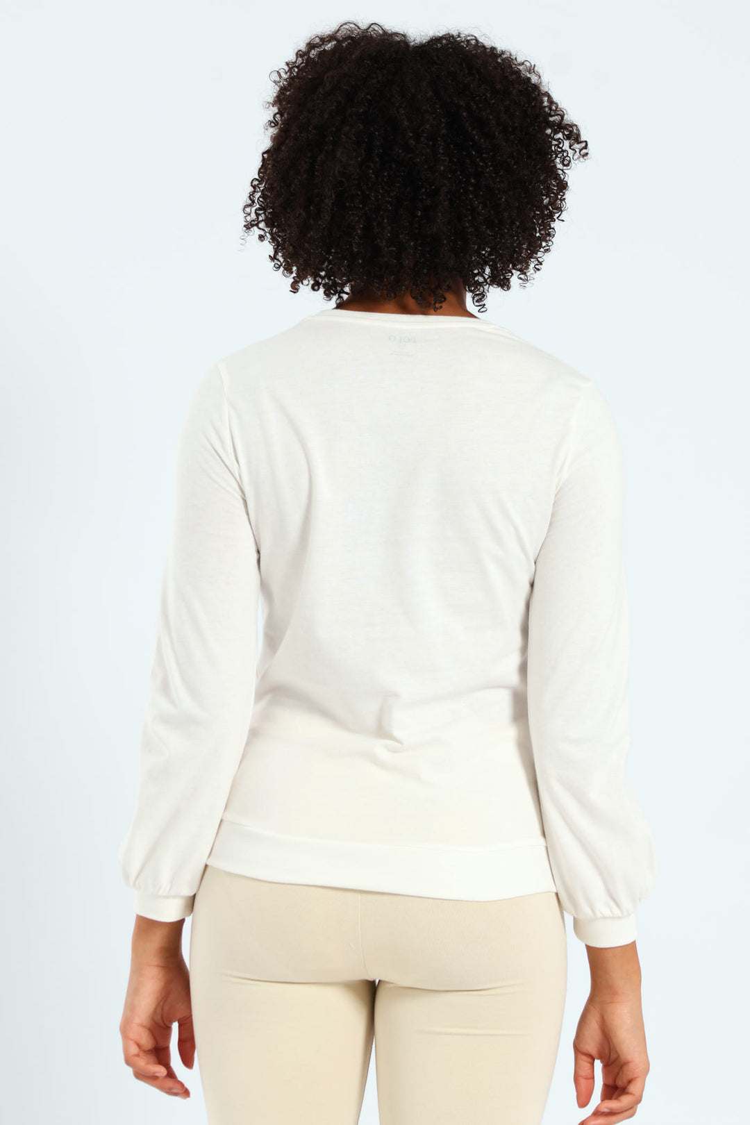 Girls Toni Blouson Print Tee - Off White