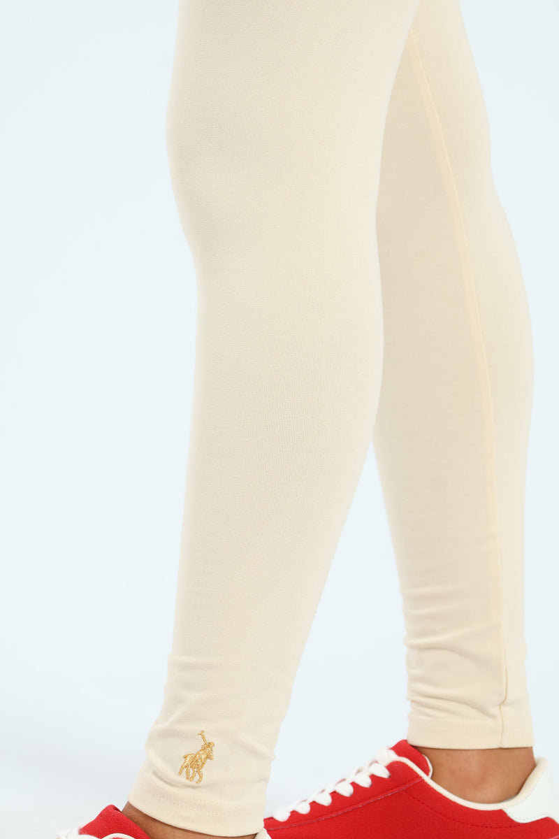 Girls Victoria Leggings - Sand