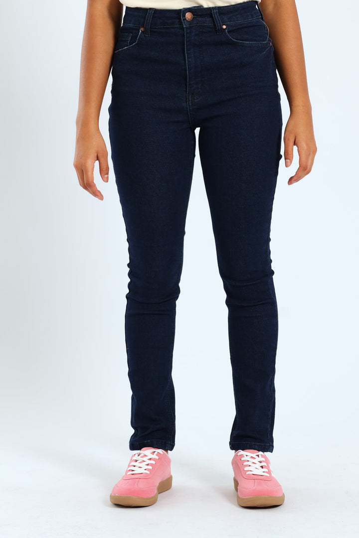 Girls Ankle Grazer Skinny Denim - Blue