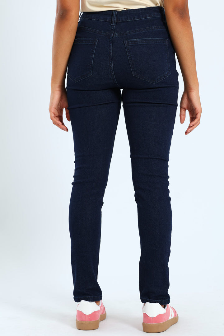Girls Ankle Grazer Skinny Denim - Blue