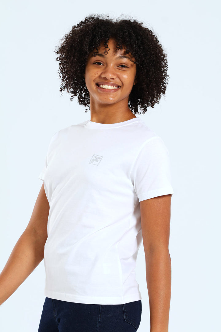 Girls Gemma Tee - White