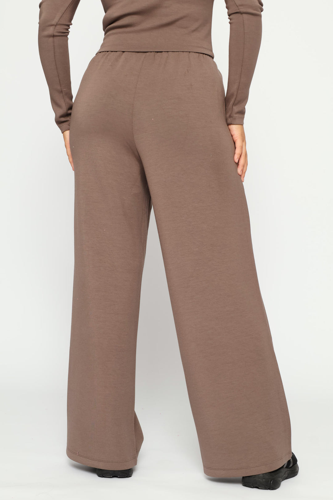 Soft Touch Wide Leg Pant - Mocha