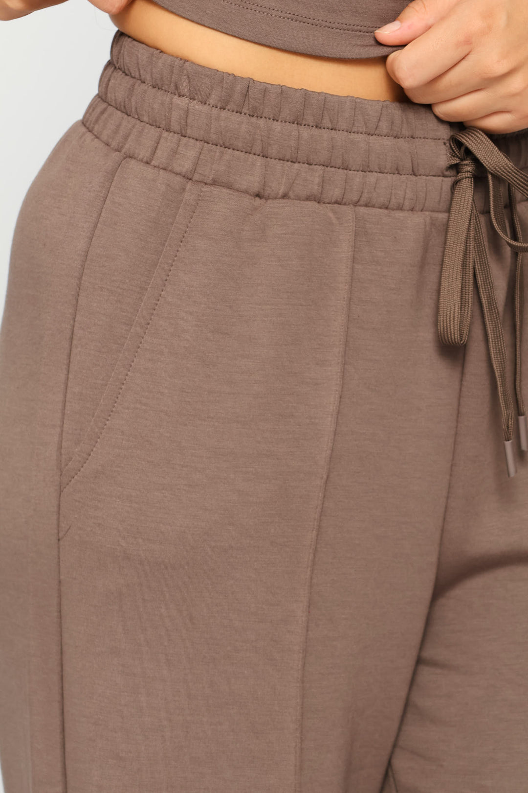 Soft Touch Wide Leg Pant - Mocha