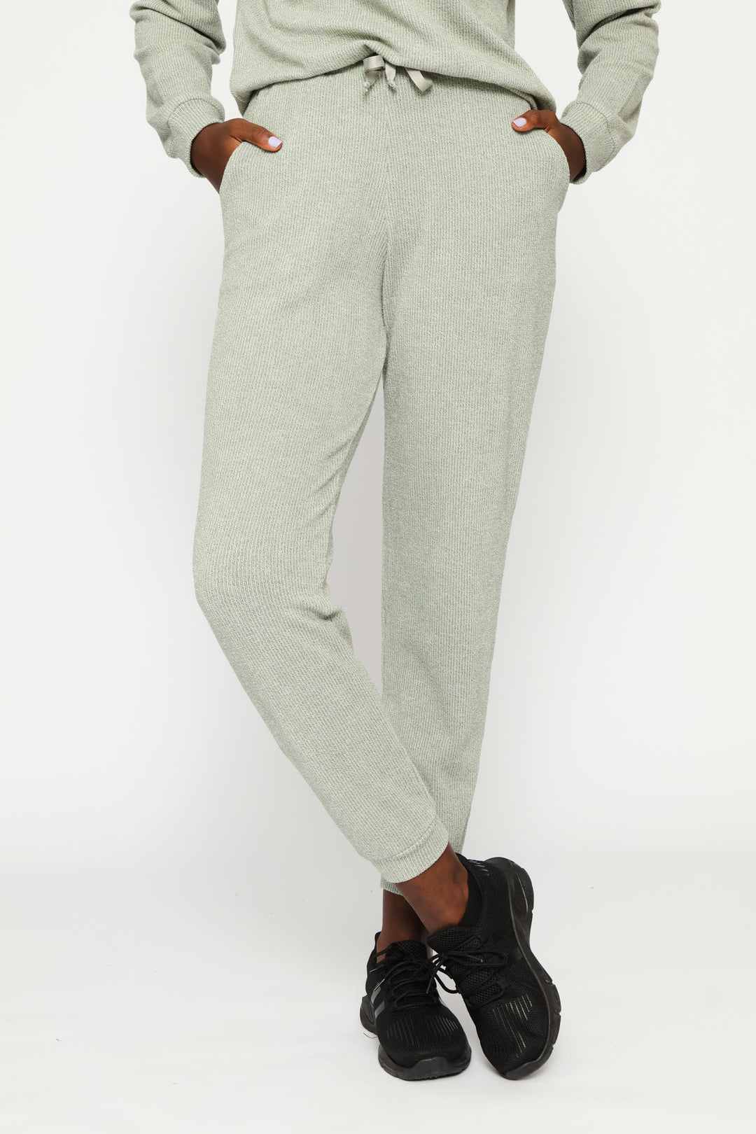 Cut & Sew Leisure Jogger - Sage