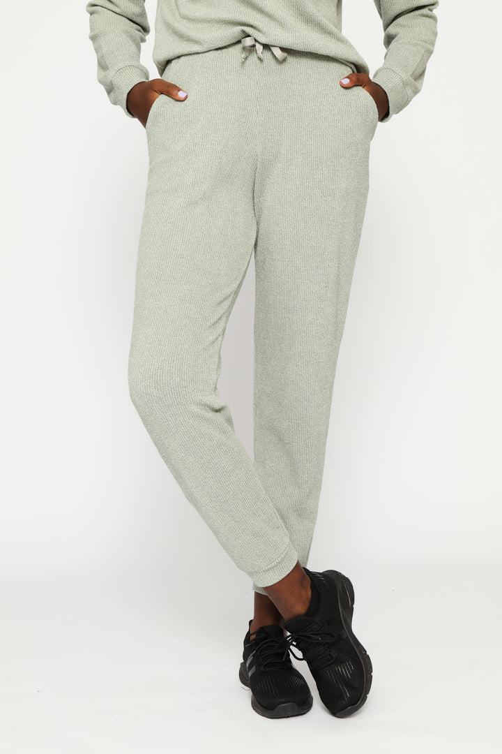 Cut & Sew Leisure Jogger - Sage
