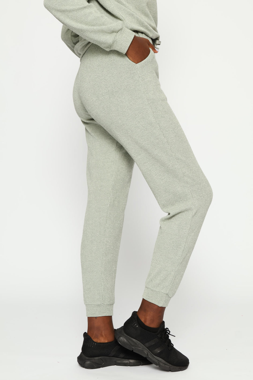 Cut & Sew Leisure Jogger - Sage