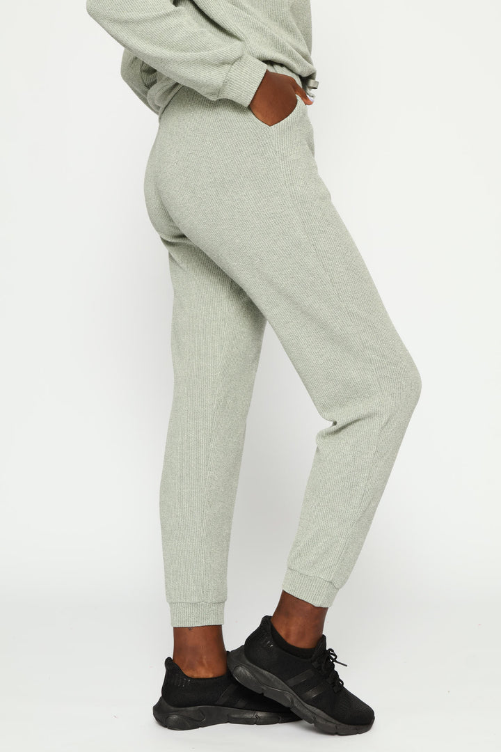 Cut & Sew Leisure Jogger - Sage
