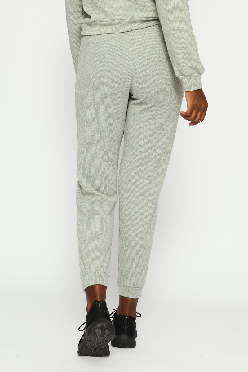 Cut & Sew Leisure Jogger - Sage
