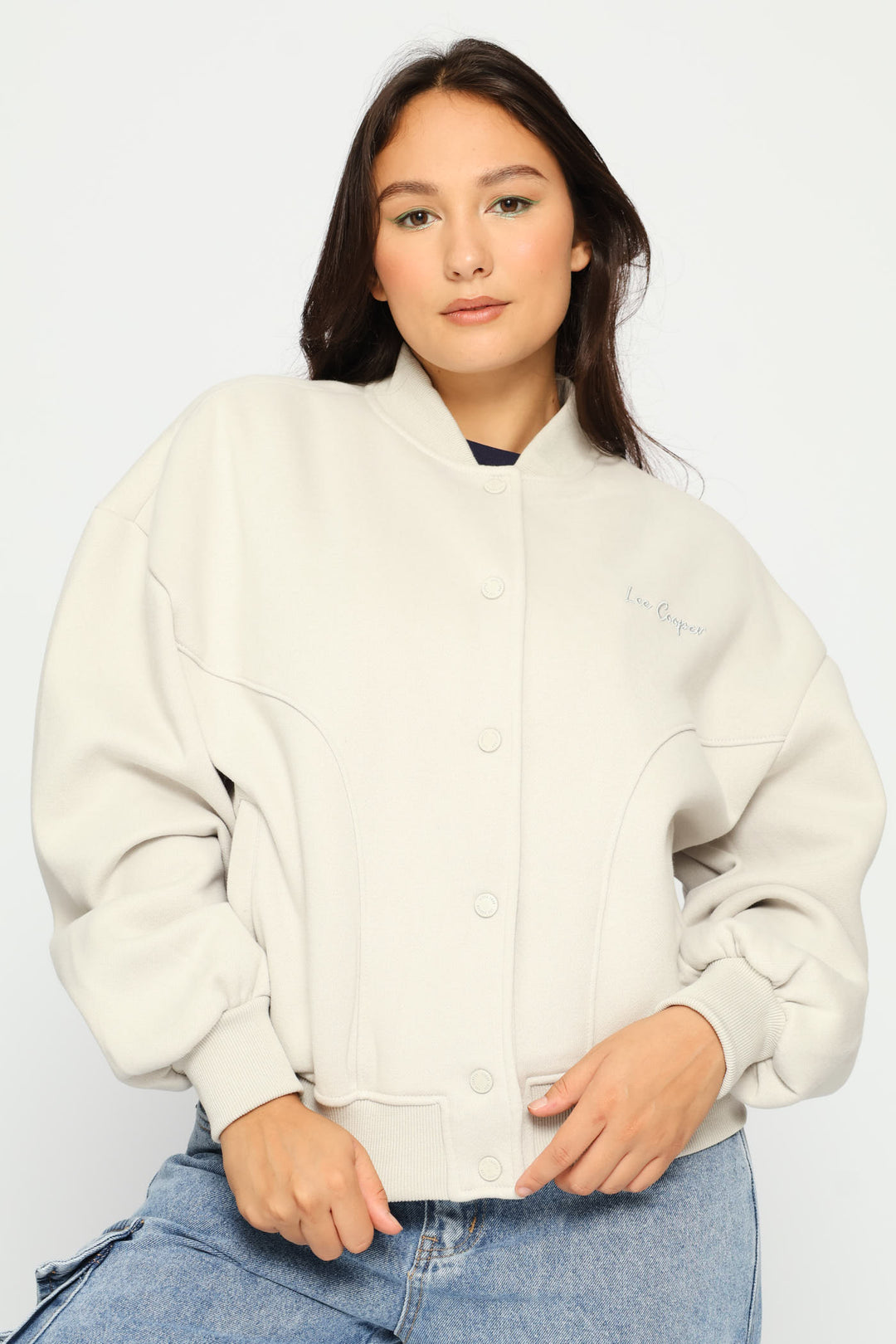 Puffy Oversized Jacket - Cream