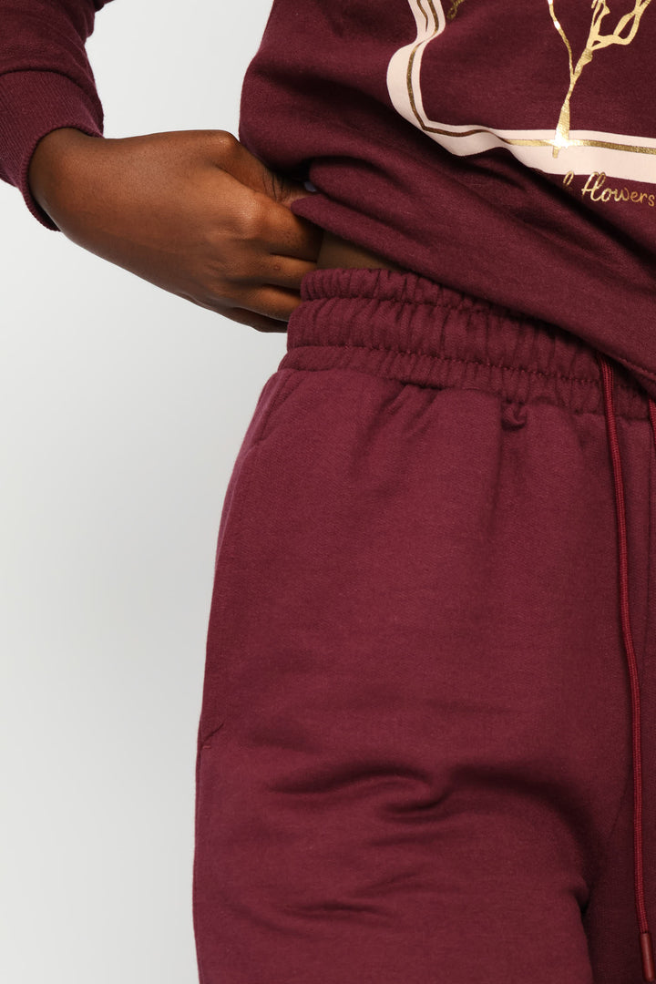 Classic Fleece Jogger - Plum
