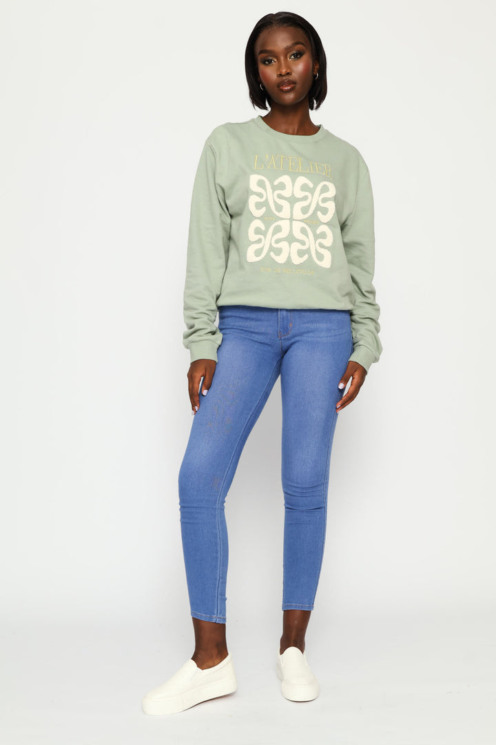 Push Up Hi-Waist Skinny Denim - Light Periwinkle