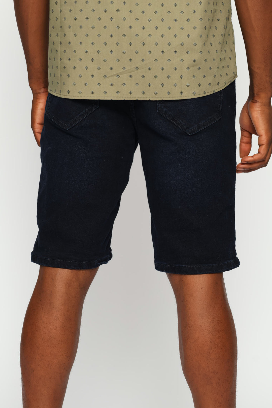 Whisker Denim Short - Blue/Black