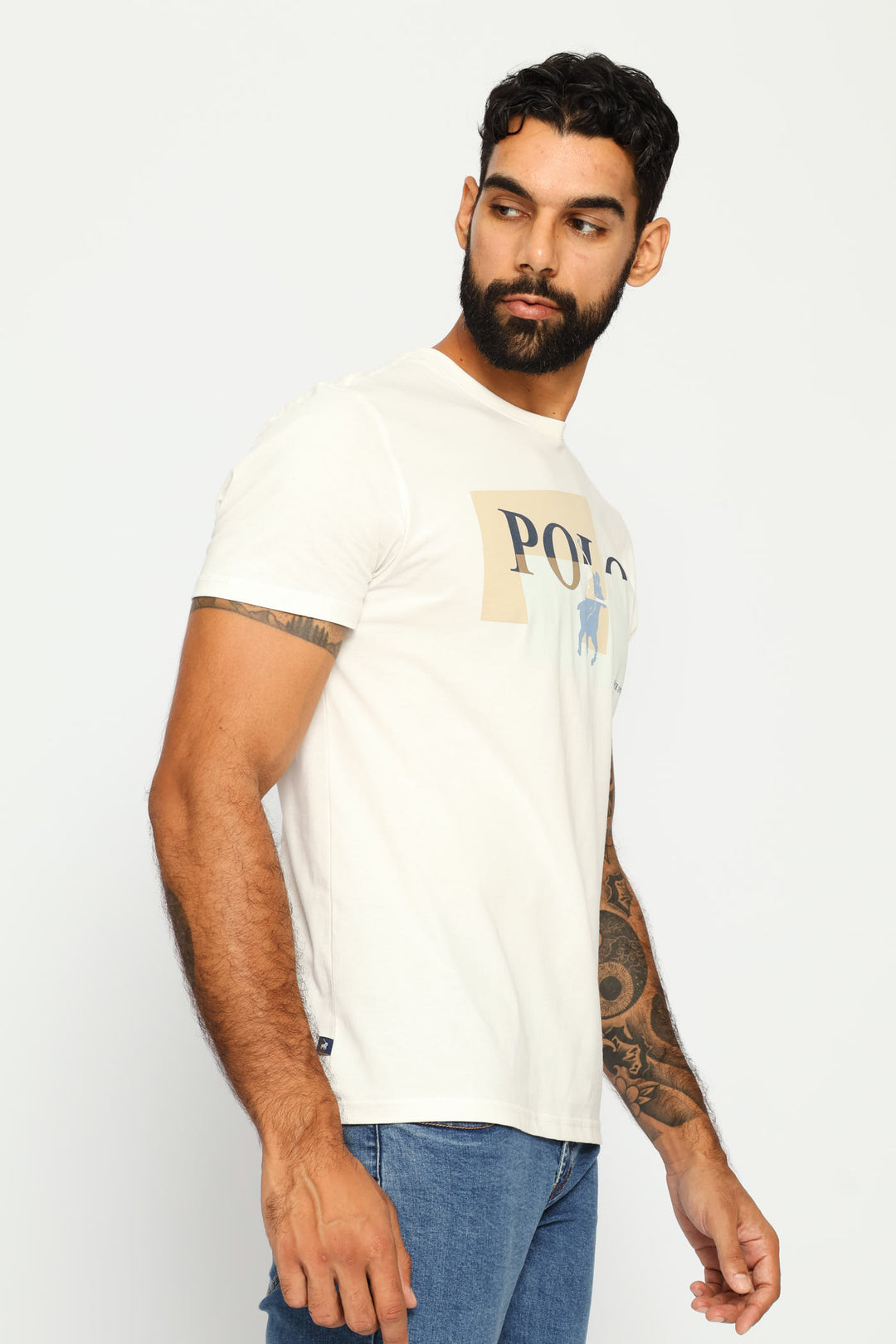 Fitz Graphic Logo Tee - Off White