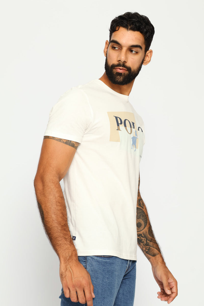 Fitz Graphic Logo Tee - Off White