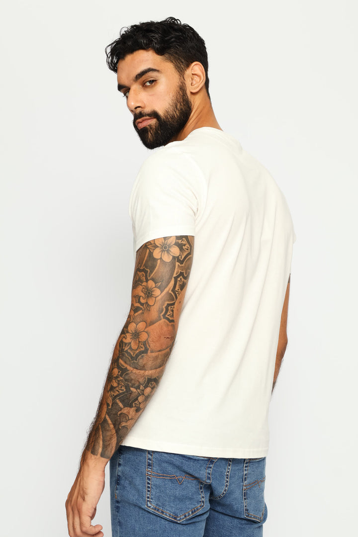 Fitz Graphic Logo Tee - Off White