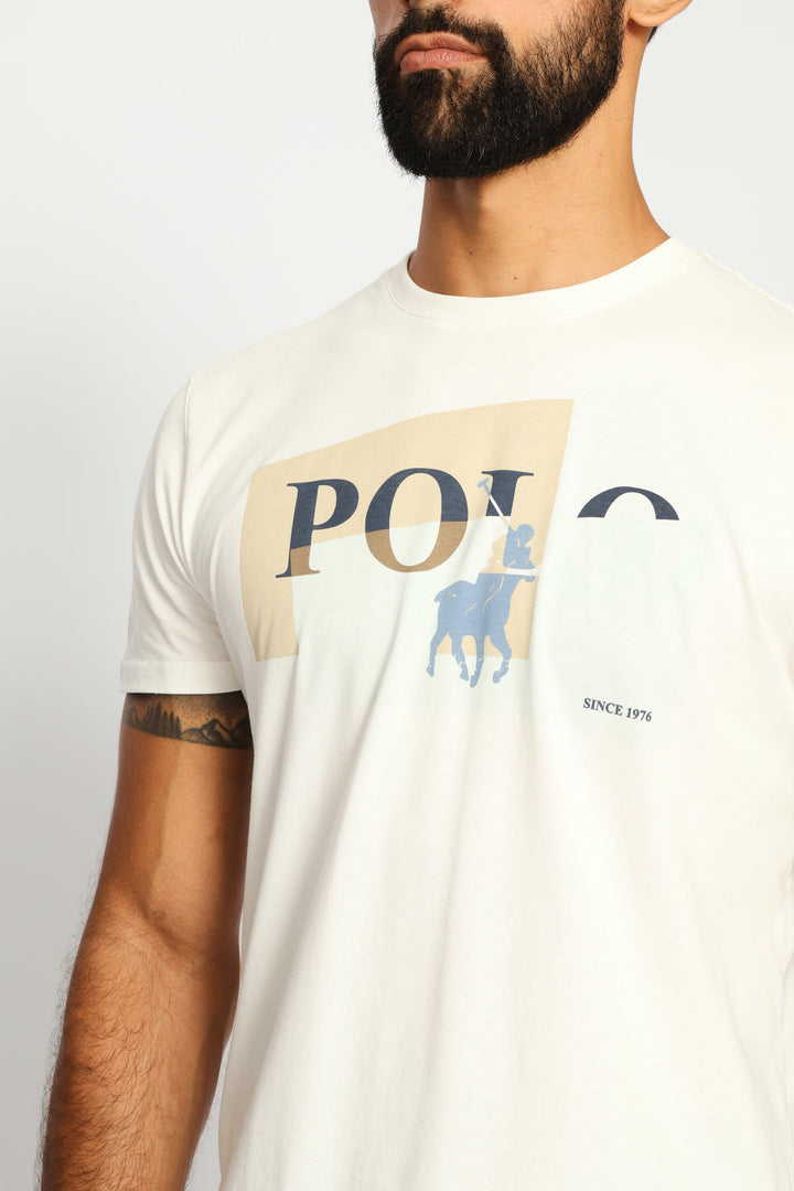Fitz Graphic Logo Tee - Off White