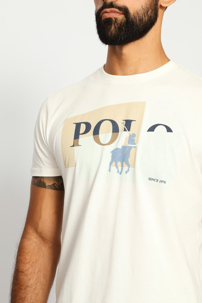 Fitz Graphic Logo Tee - Off White