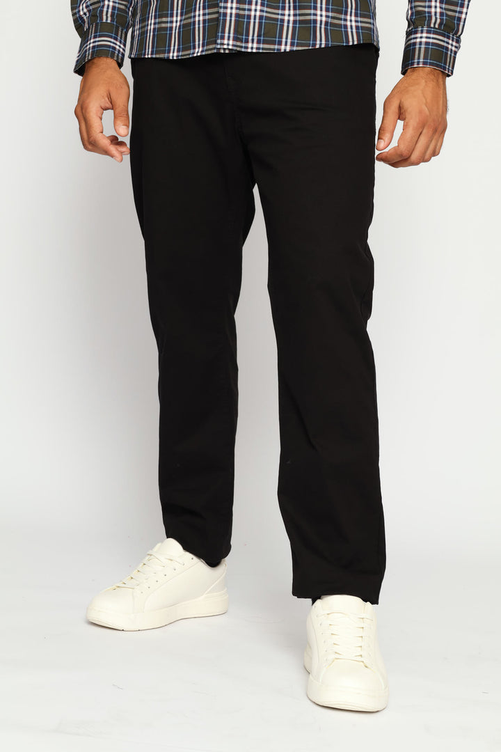Straight Leg Chino - Black