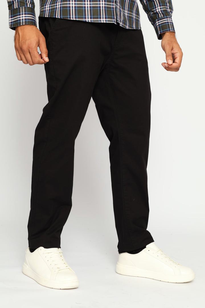 Straight Leg Chino - Black