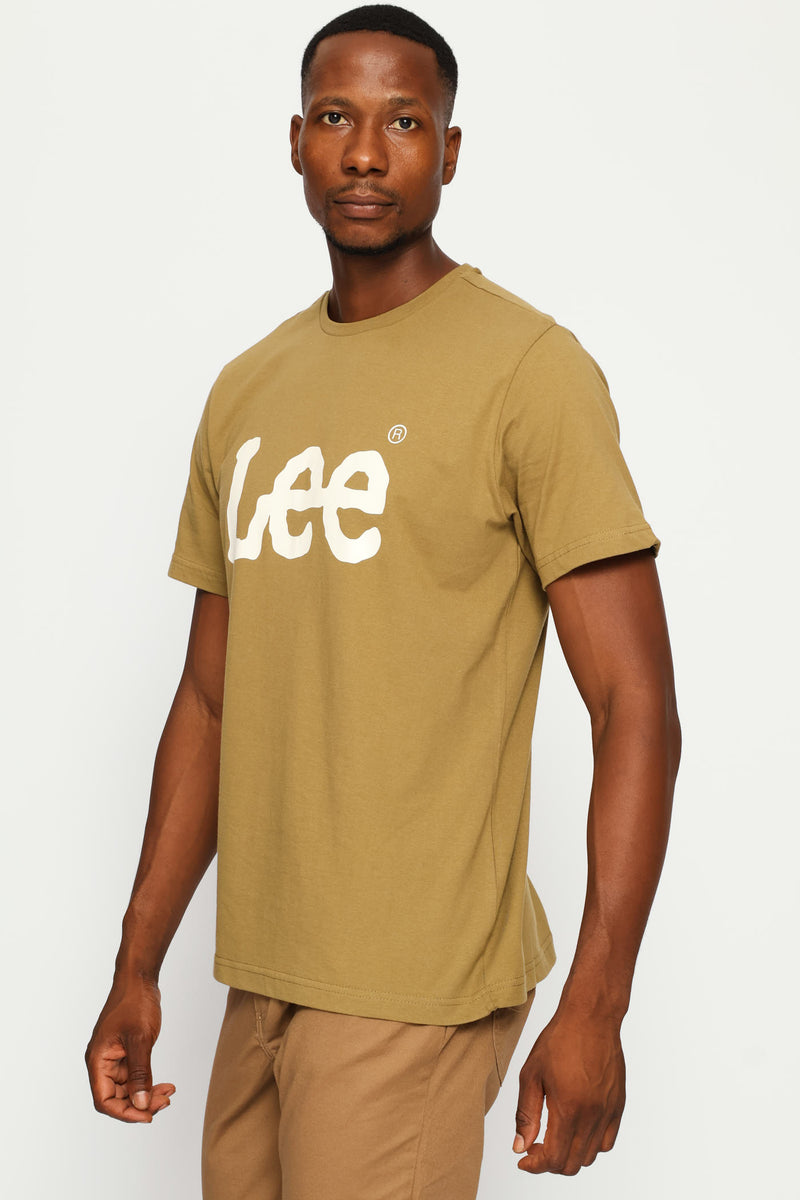 Large Logo Tee - Khaki