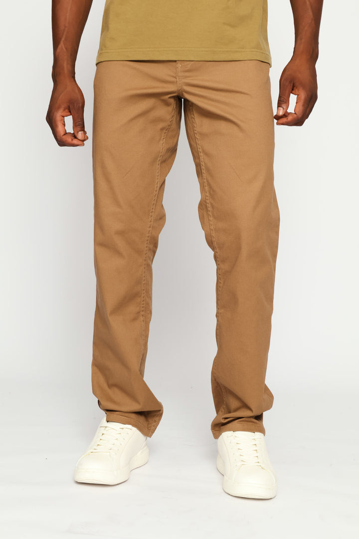 Brooklyn Stretch Twill Pants - Tan
