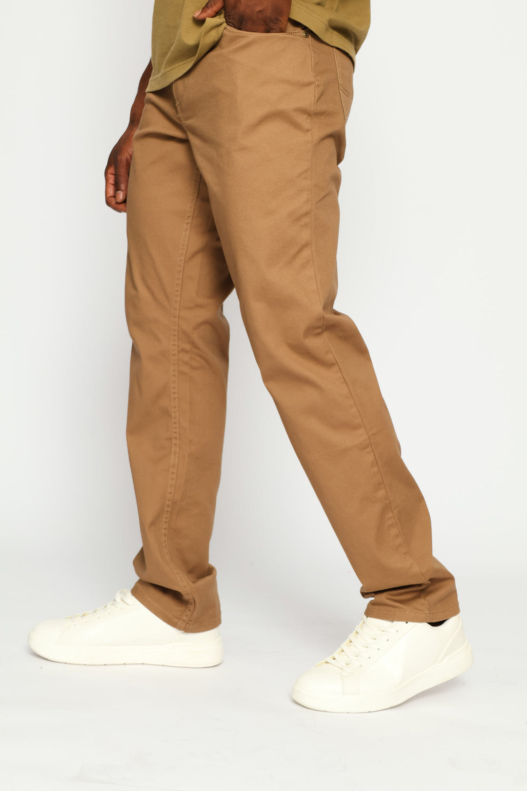 Brooklyn Stretch Twill Pants - Tan