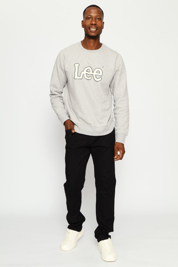 Logo Crew Top - Light Grey