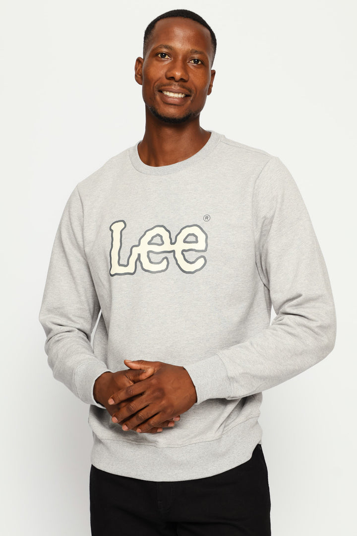 Logo Crew Top - Light Grey