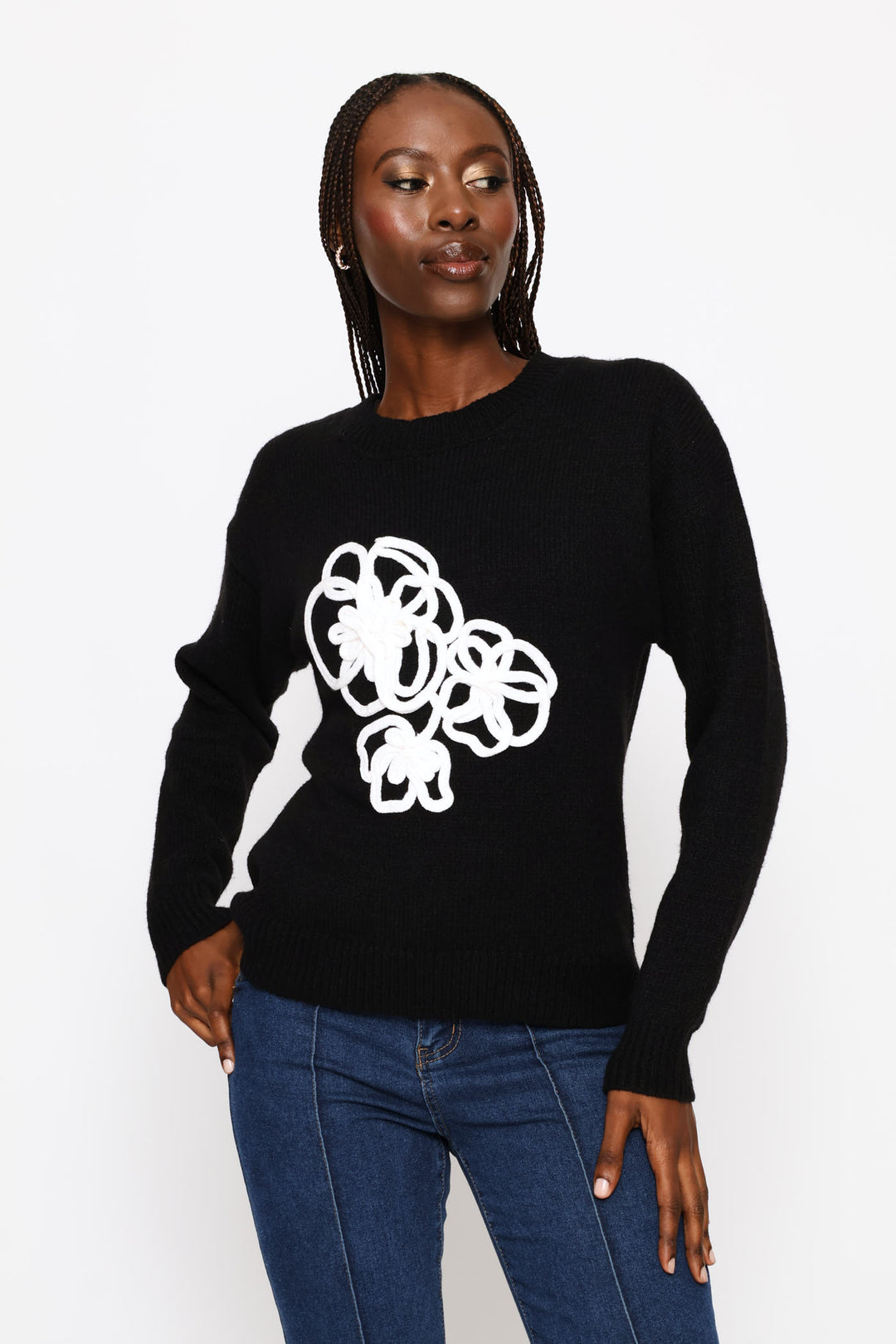 Cornelli Pullover - Black