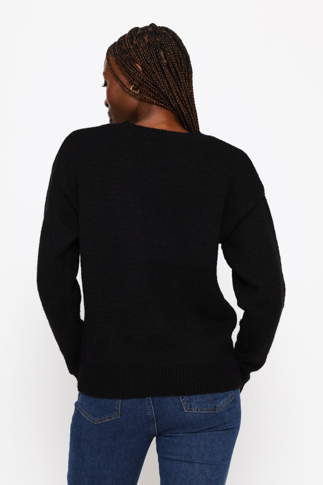 Cornelli Pullover - Black