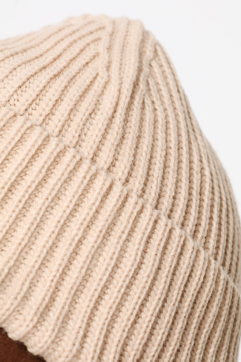 Turn Up Beanie & Glove Set - Oatmeal