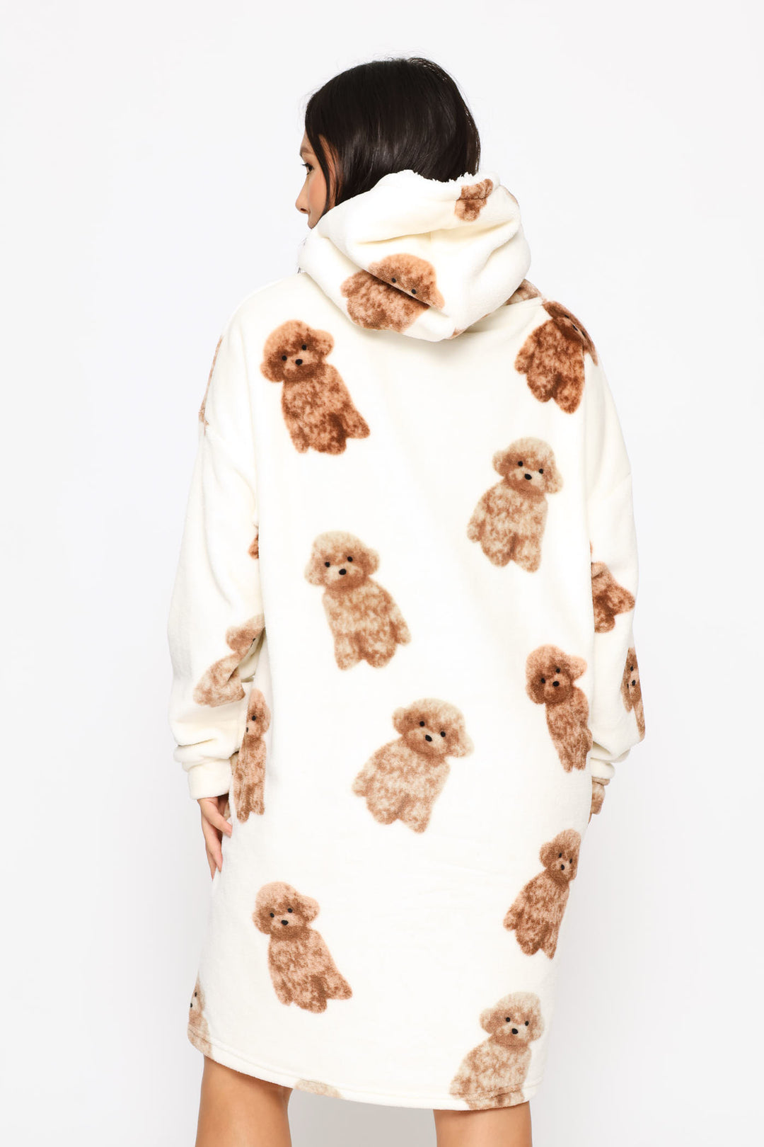 Labradoodle Oversized Snuggie - Cream
