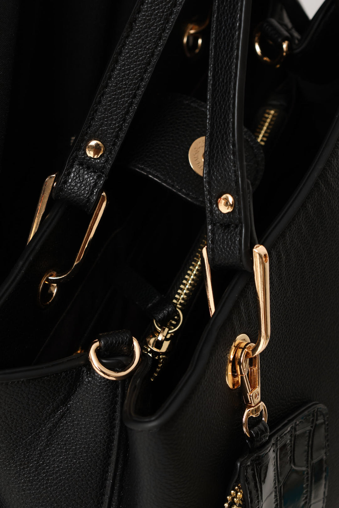 Tote With Detachable Purse - Black