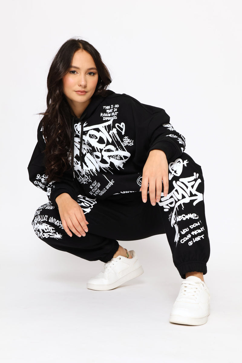 Street Rules Jogger - Black