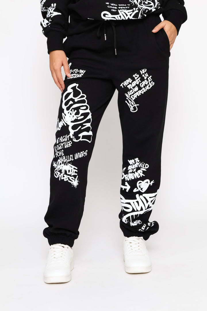 Street Rules Jogger - Black