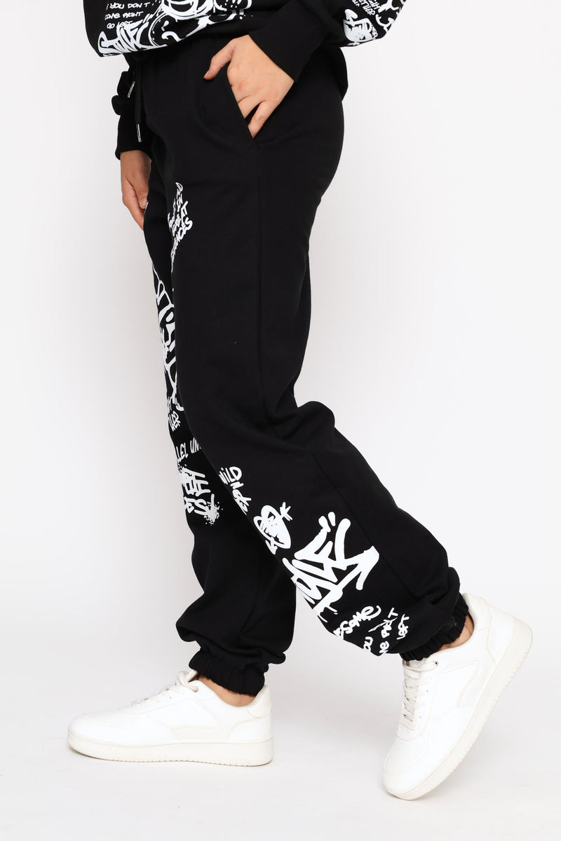 Street Rules Jogger - Black