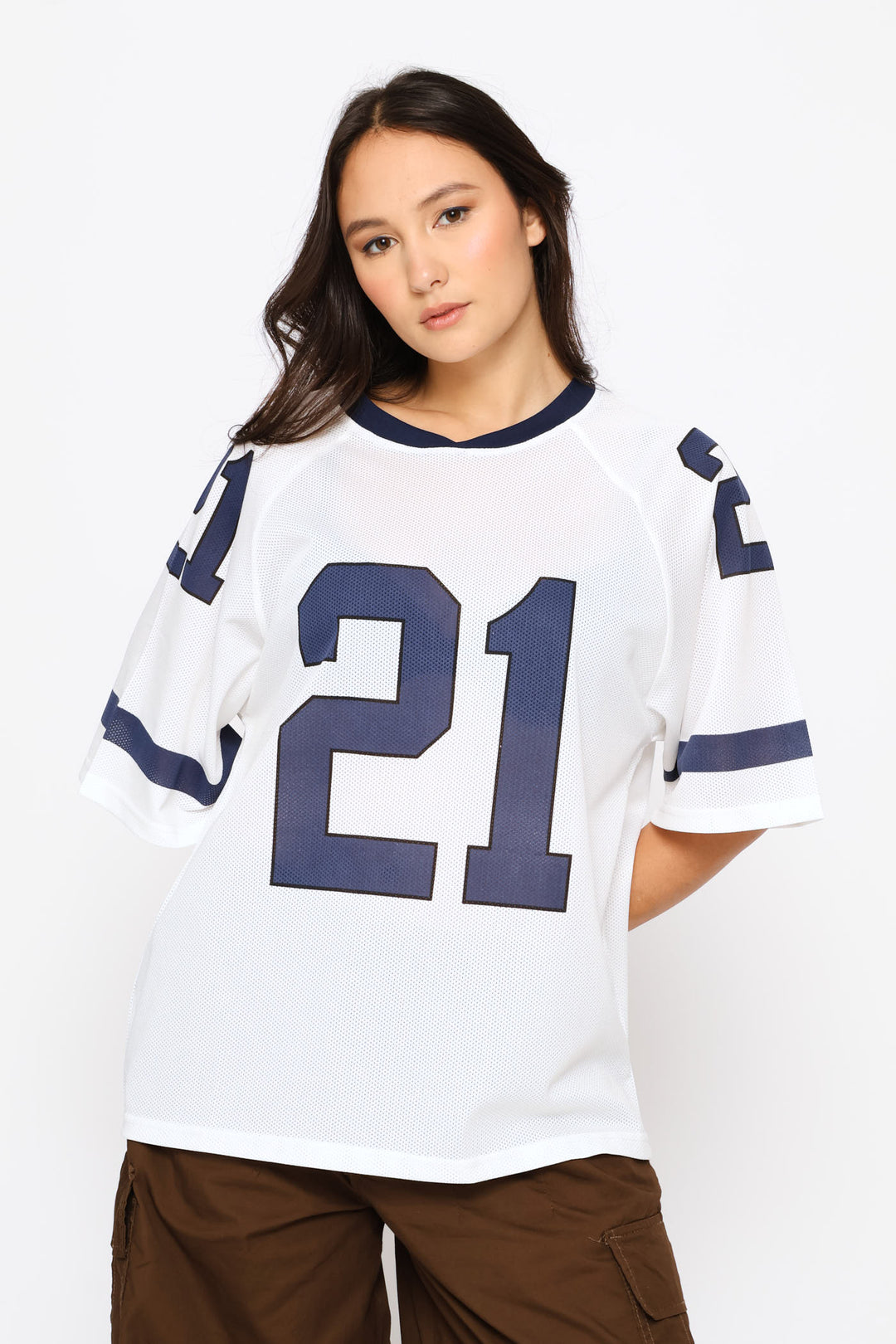 Short Sleeve Teddy Sports Tee - Off White