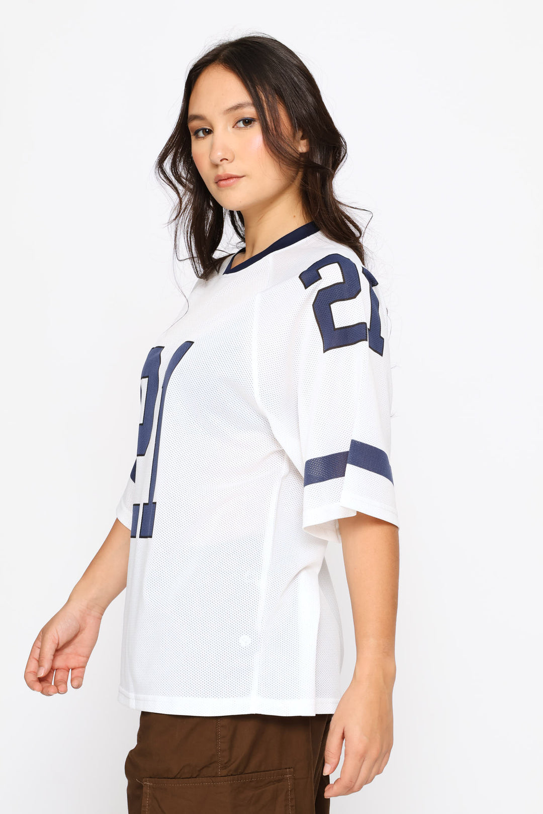 Short Sleeve Teddy Sports Tee - Off White