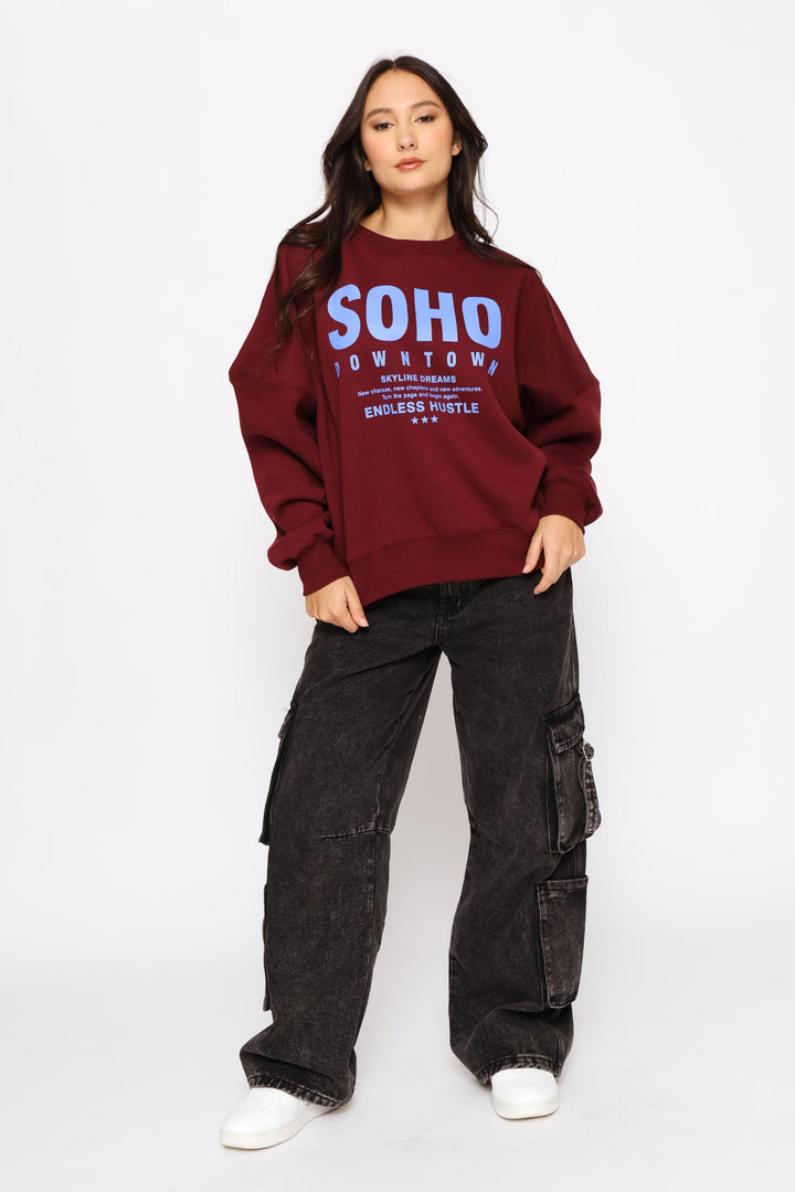 Multi Cargo Pocket 90'S Wide Leg Denim - Salty Black